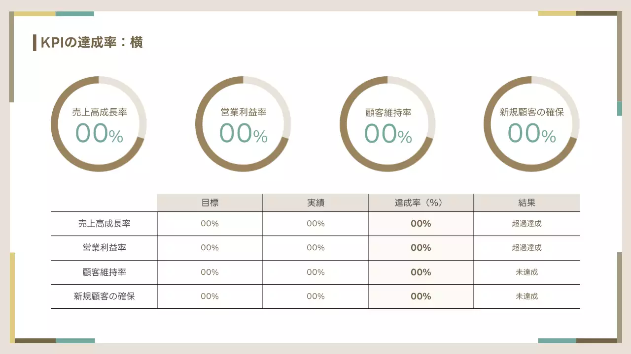 ベージュ シンプル ビジネス 提案書