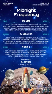 Blue Retro Music Event