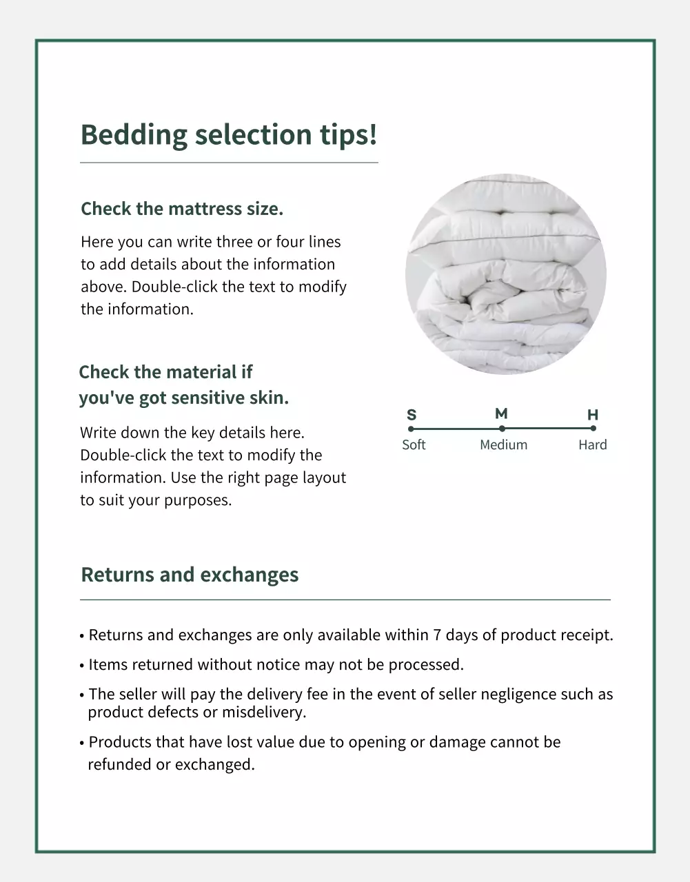 beige modern bedding advertisement