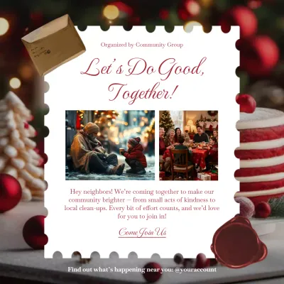 Green Festive Community Participation Announcement