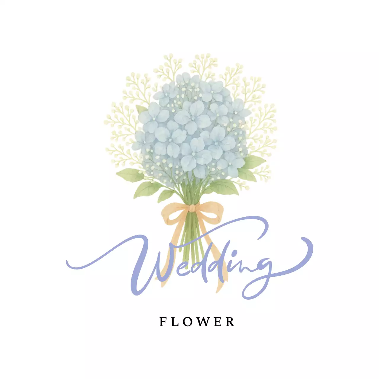 연보라 우아한 꽃 가게