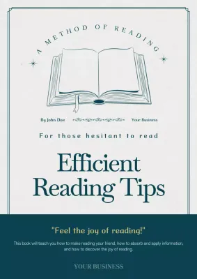 Green Classic Reading Guide Poster
