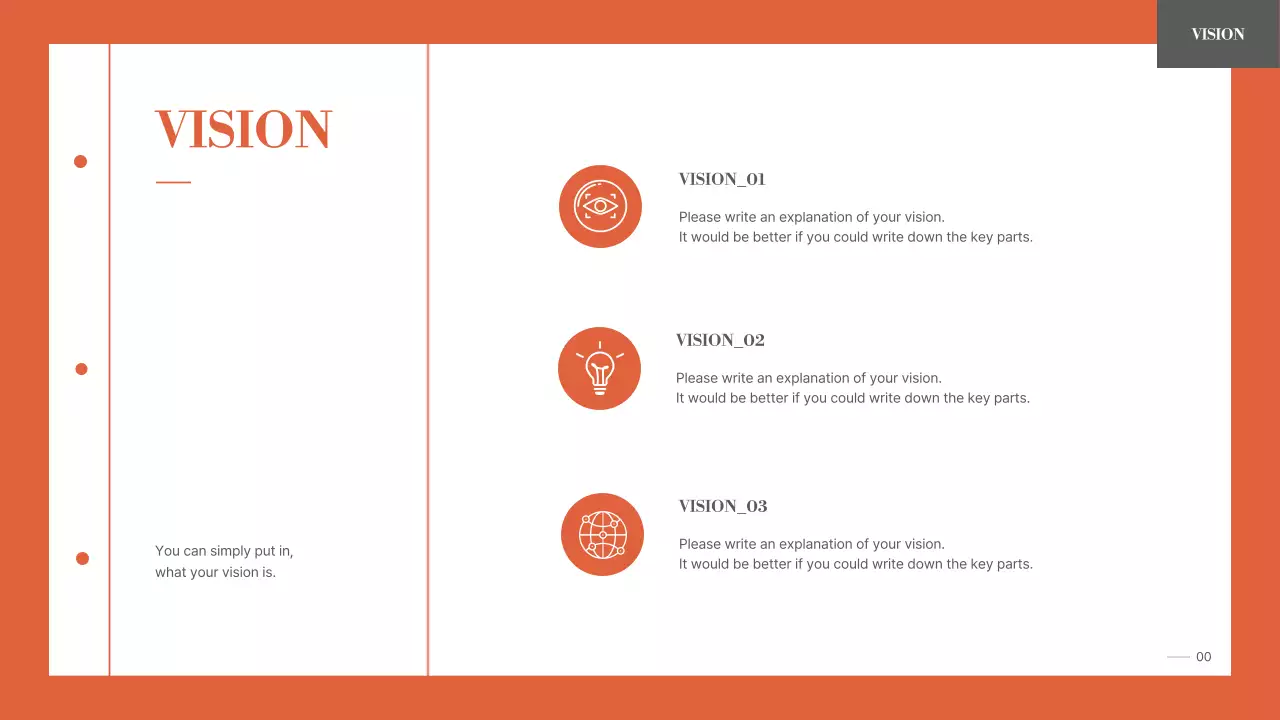 Orange Minimal Portfolio Resume Presentation