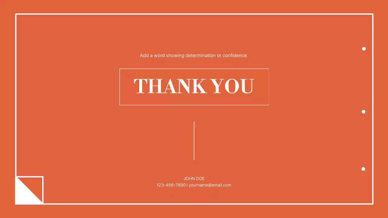 Orange Minimal Portfolio Resume Presentation