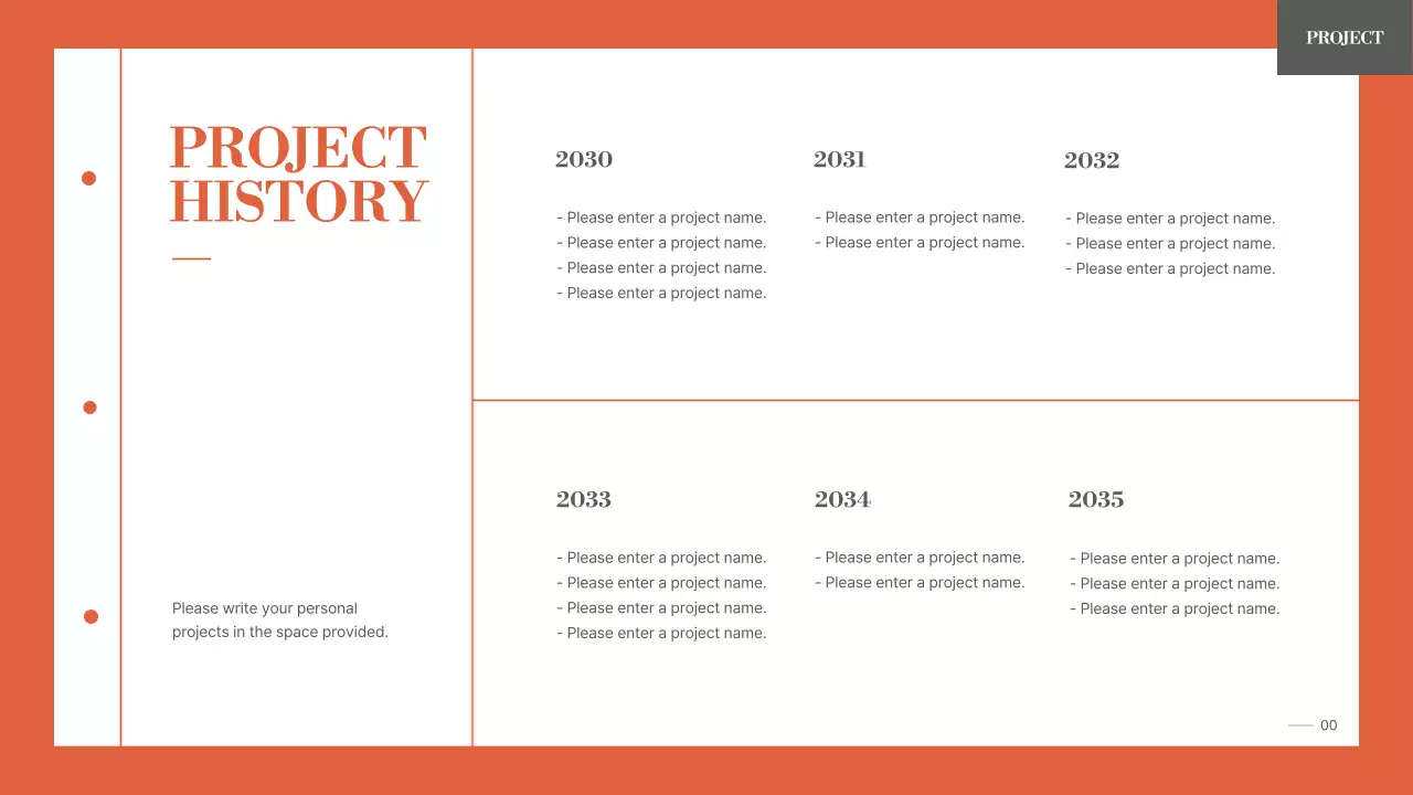 Orange Minimal Portfolio Resume Presentation