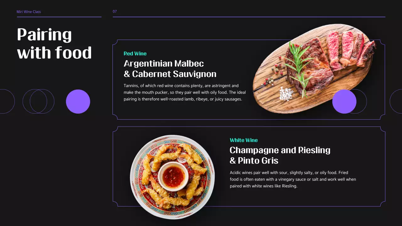 Purple Elegant Wine Event Presentation