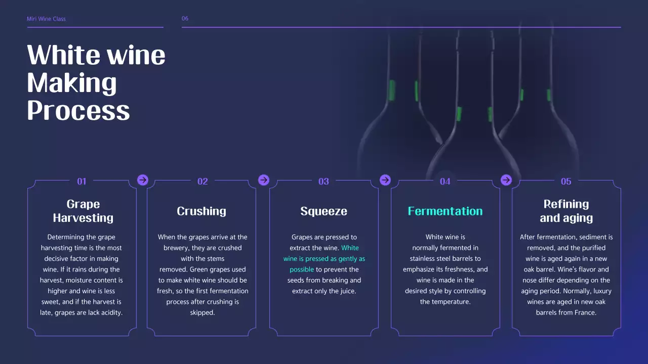 Purple Elegant Wine Event Presentation