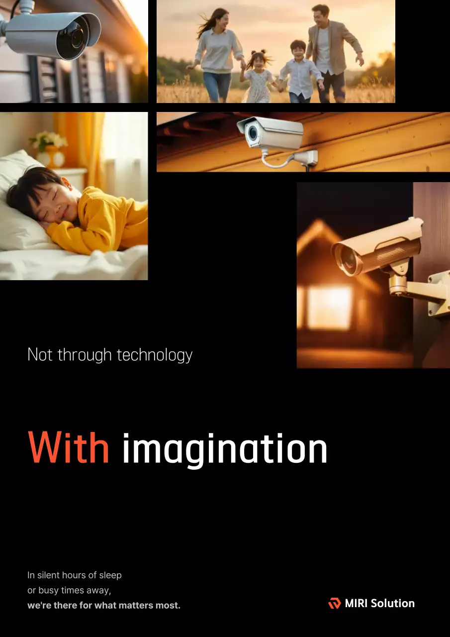 Quảng cáo an ninh hiện đại màu đen