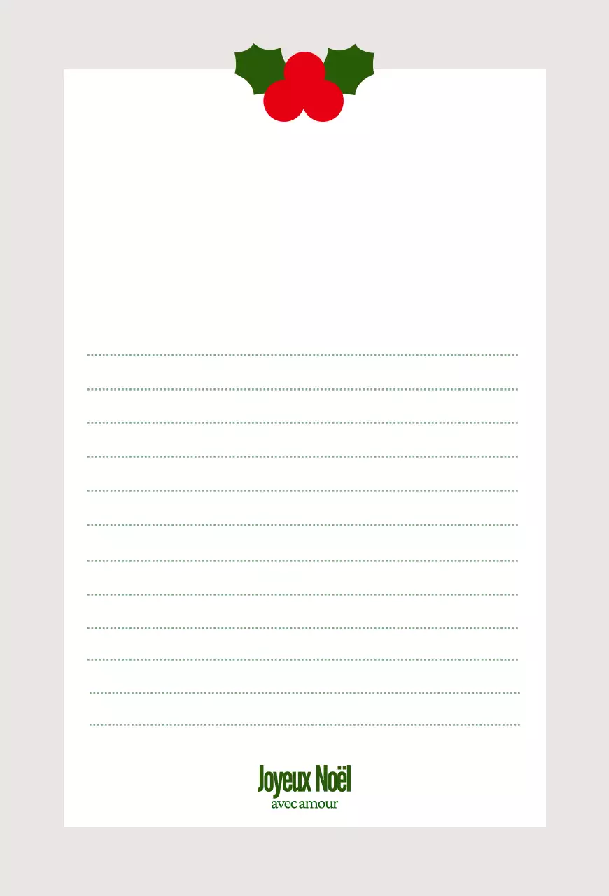 Carte de Noël rouge simple