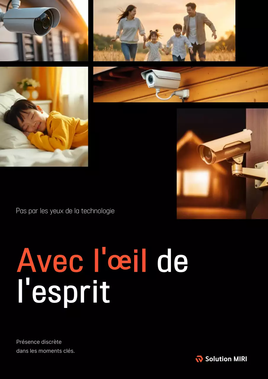 Publicité Black Modern Security