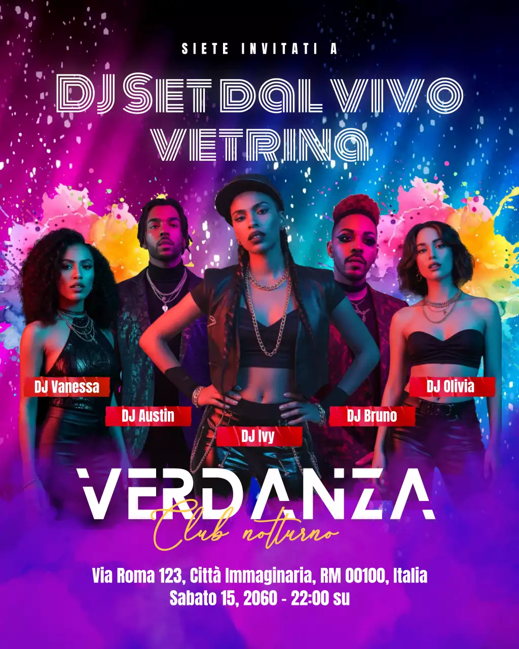 Post dell'evento Rainbow Neon Trendy Nightclub