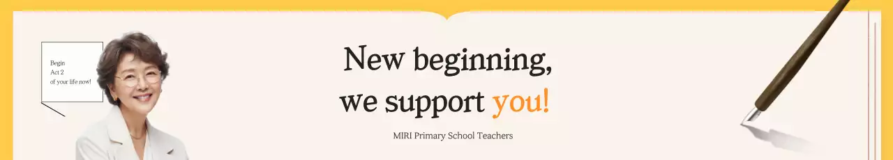 Suporte simples para professores em amarelo