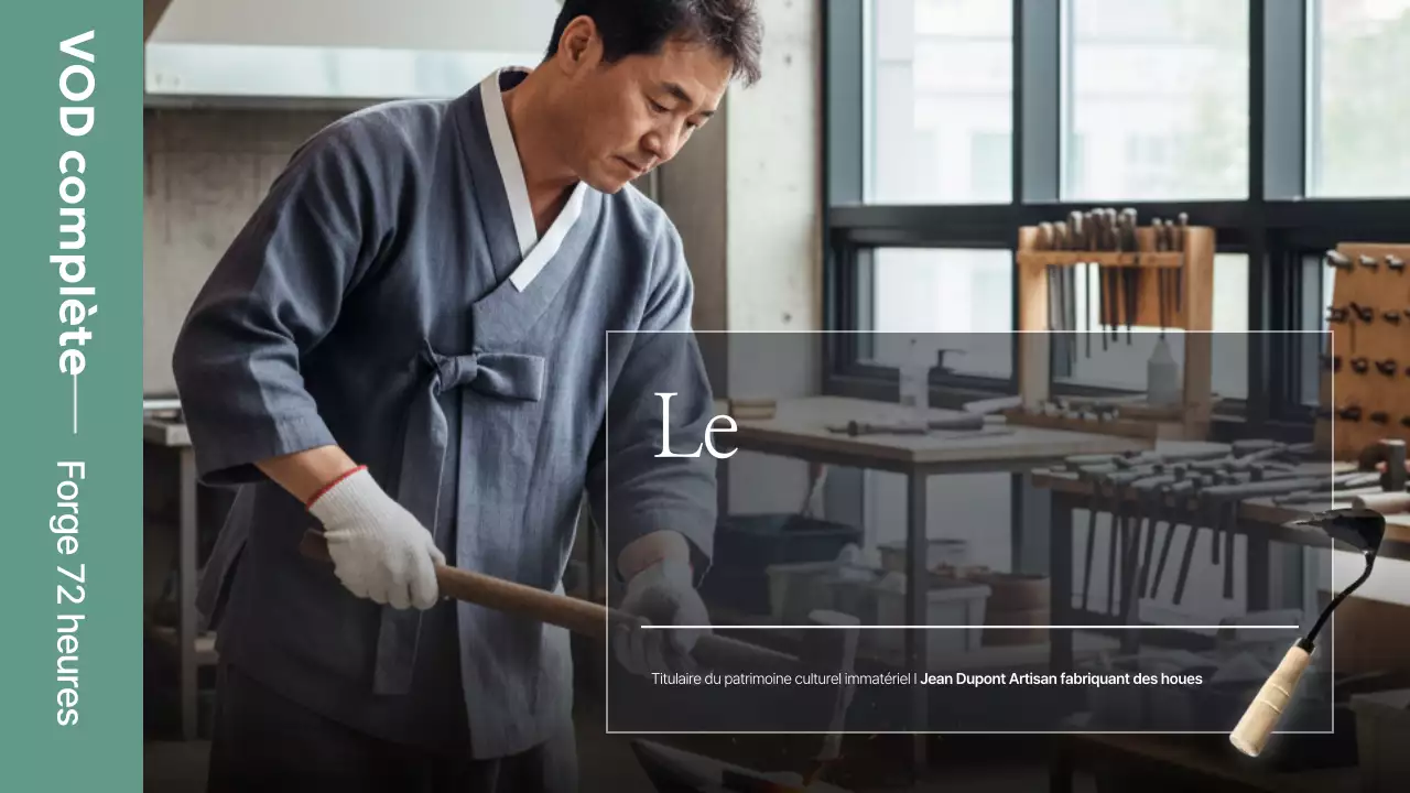 Documentaire sur la fabrication d'outils traditionnels en kaki