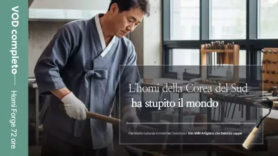 Documentario sulla realizzazione di utensili tradizionali in cachi