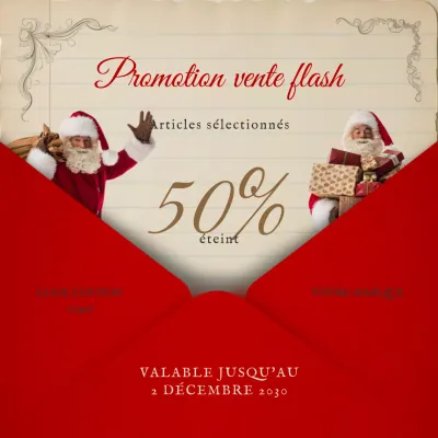 Publicité Red Modern Sale