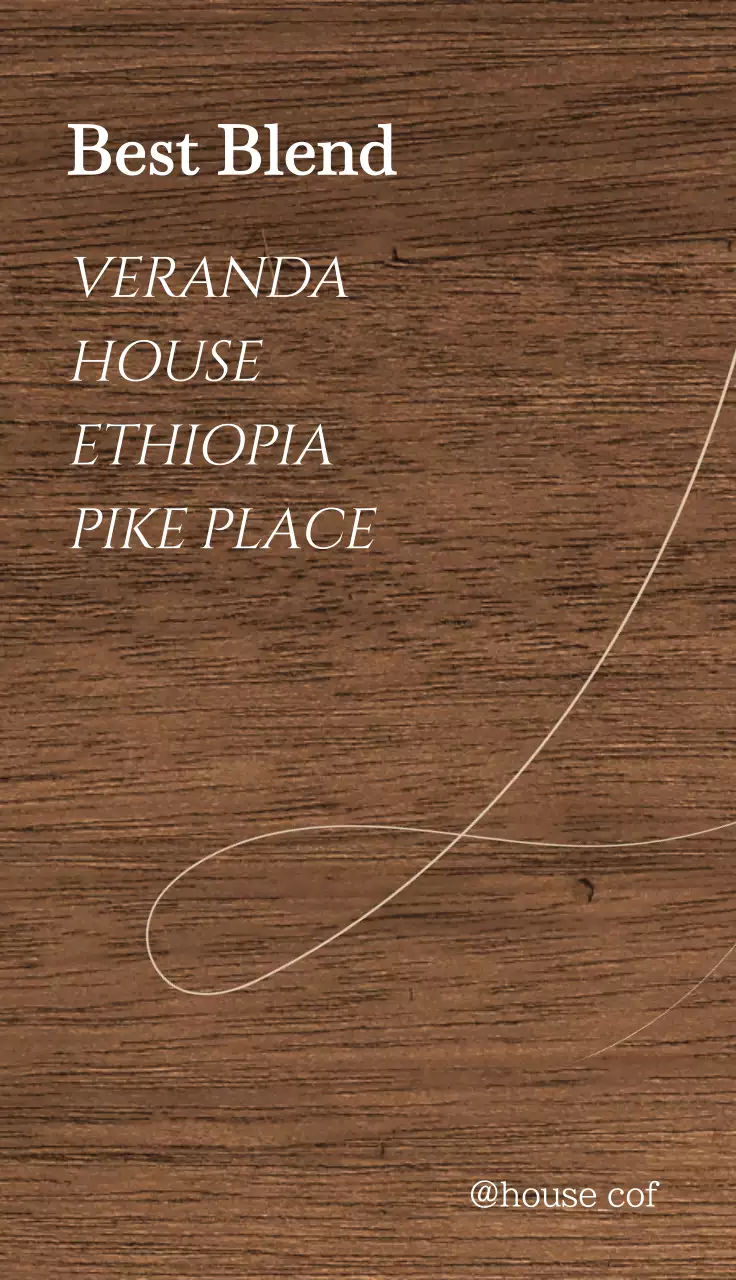 문 커피 관련 텍스트와 라인 일러스트로 이루어진 클래식한 감성의 카페 입간판