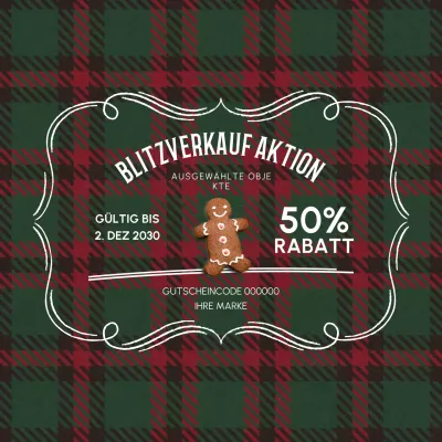 Anzeige für einen grauen Vintage-Verkauf