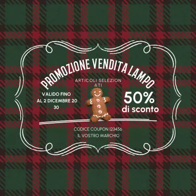 Annuncio pubblicitario di vendita vintage grigia