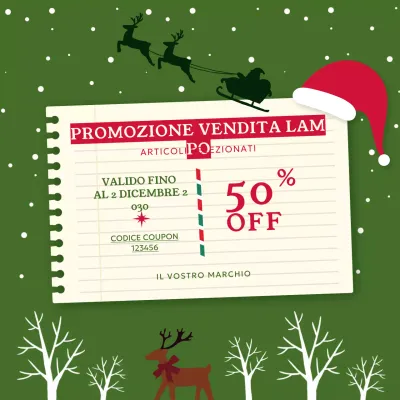 Post promozionale per le festività verdi