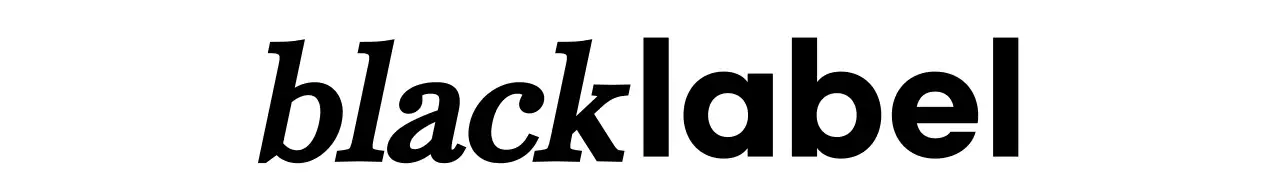 검정색의 텍스트 변화를 주어 디자인한 심플하고 고급스러운 로고 디자인