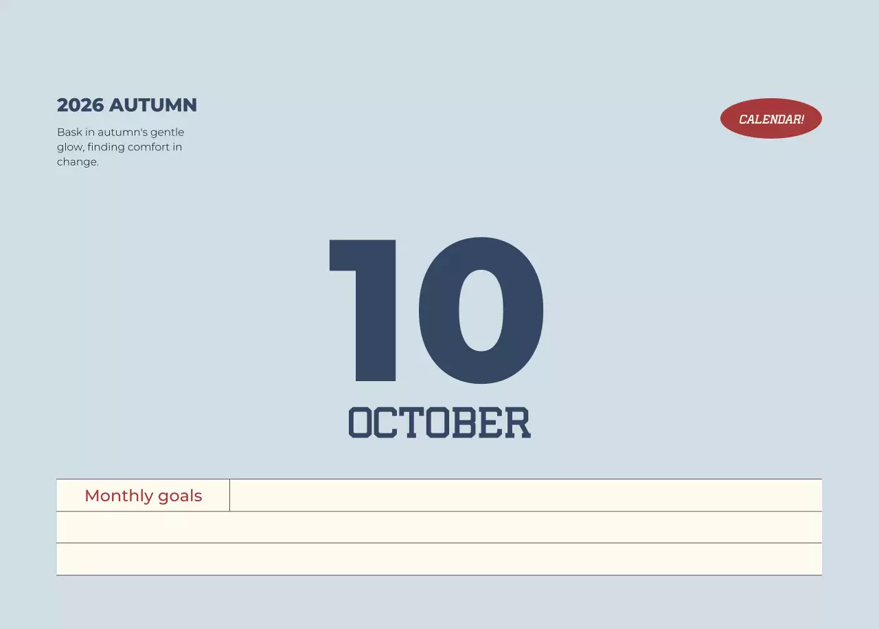 흰색 심플 새해 캘린더