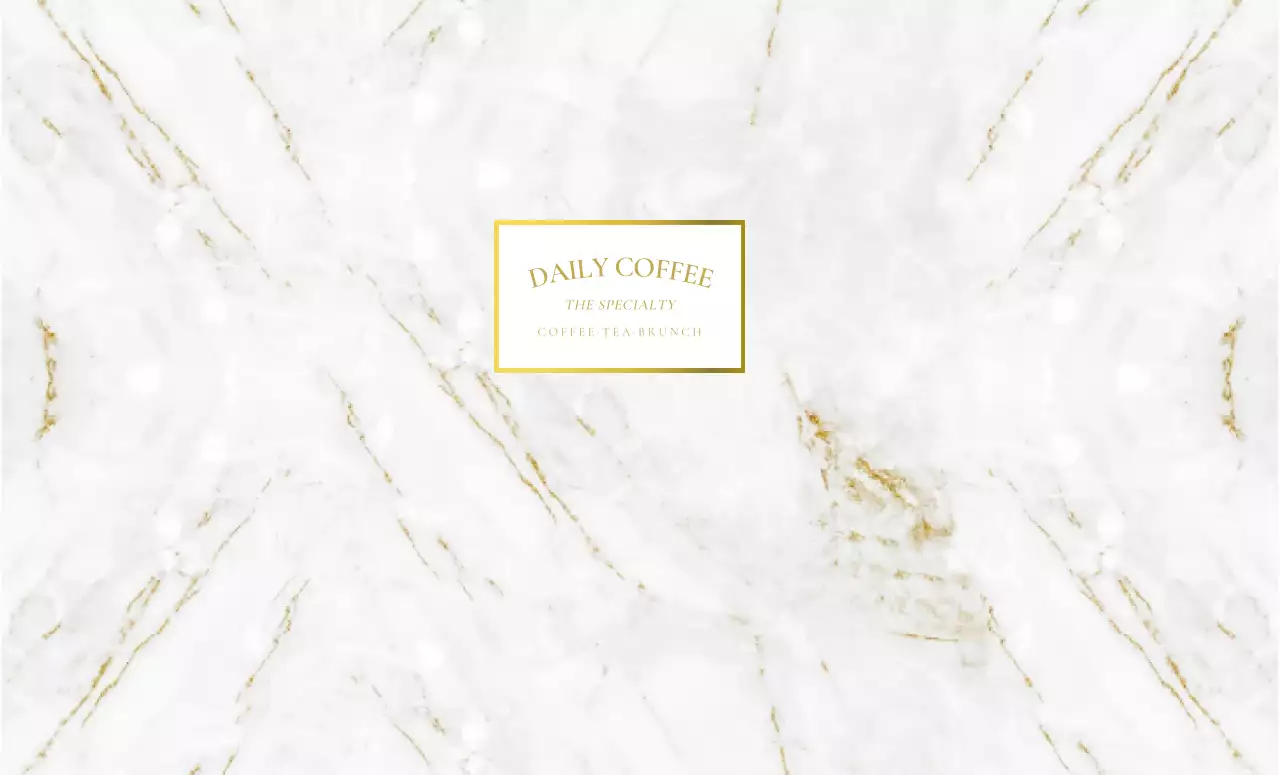 白 モダン カフェ メニュー