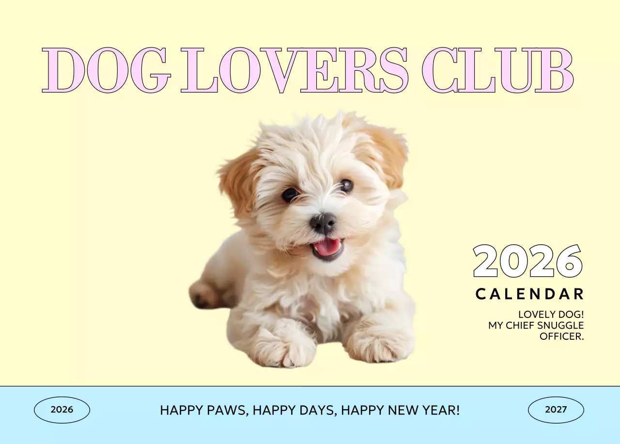 ベージュ かわいい ペット カレンダー