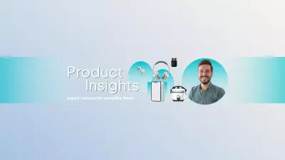 Blue Modern Product Promotion YouTube Thumbnail