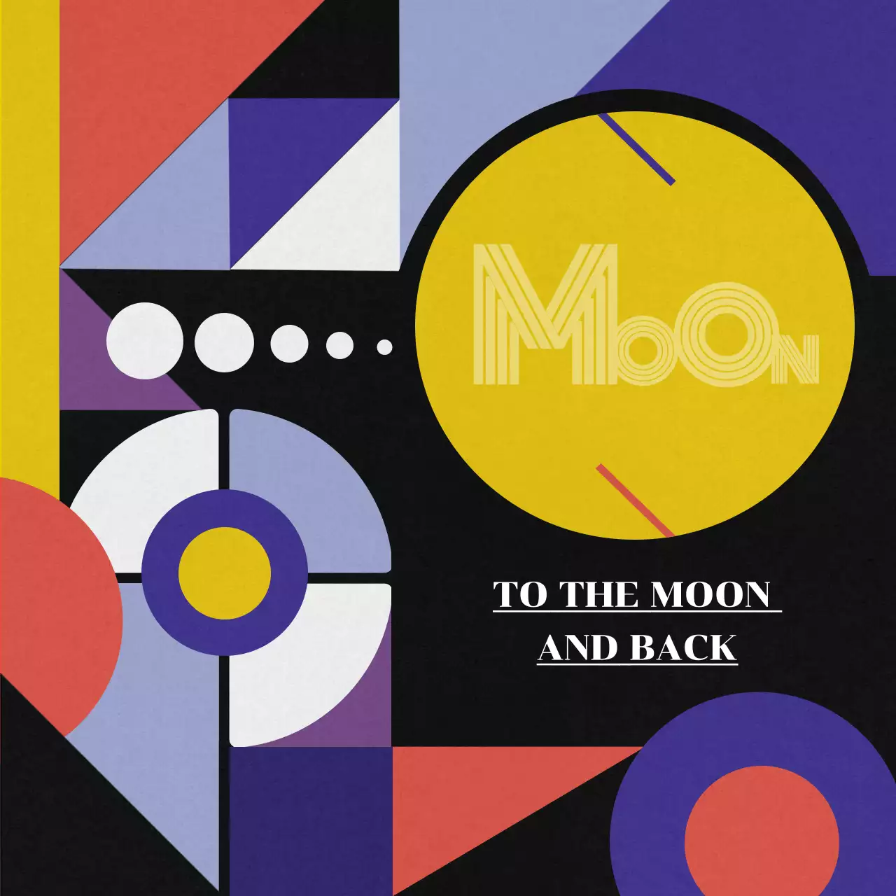 カラフル 幾何学 宇宙 ポスター