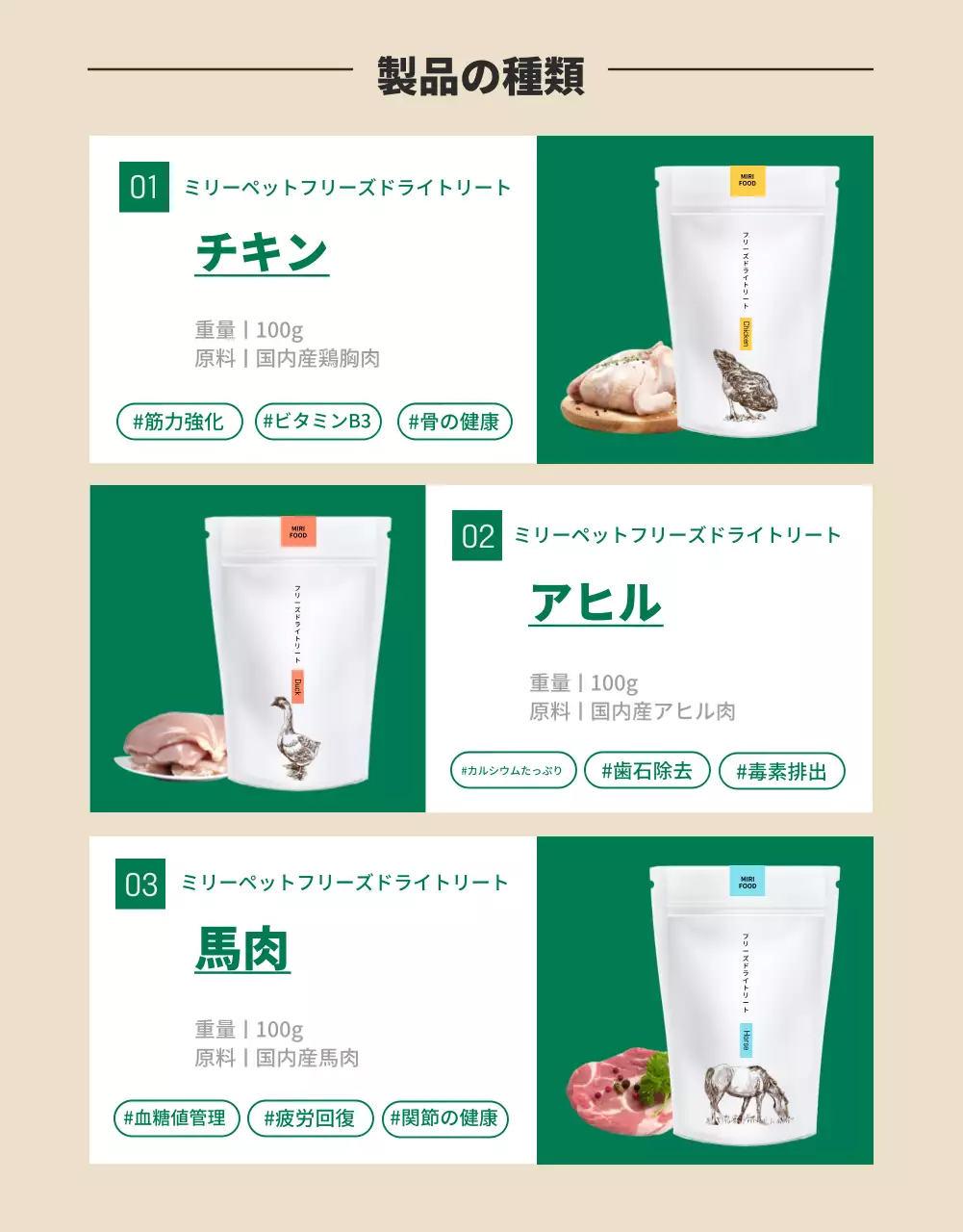 黄色 シンプル ペット チラシ 詳細ページ