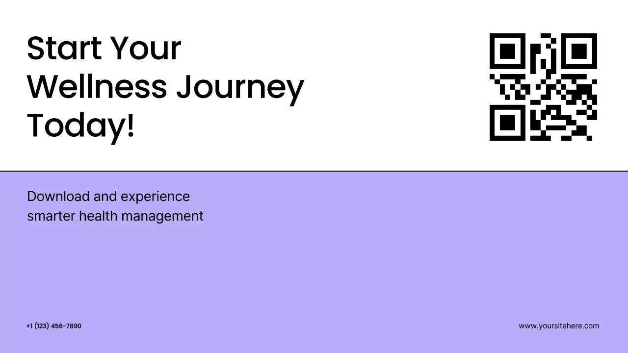 Purple Modern Health Tech Promotion Presentation