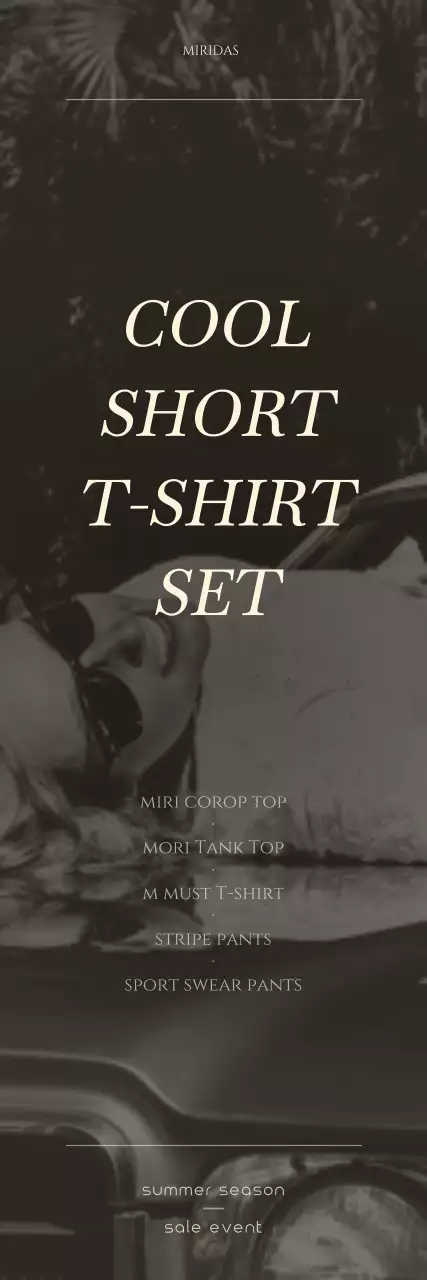 茶色と淡い黄色のシンプルなコンセプトの割引イベント