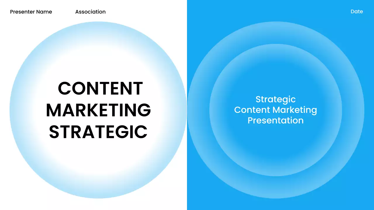 Blue Modern Marketing Presentation