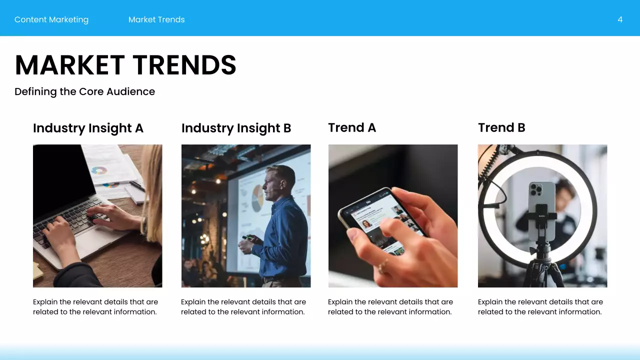 Blue Modern Marketing Presentation