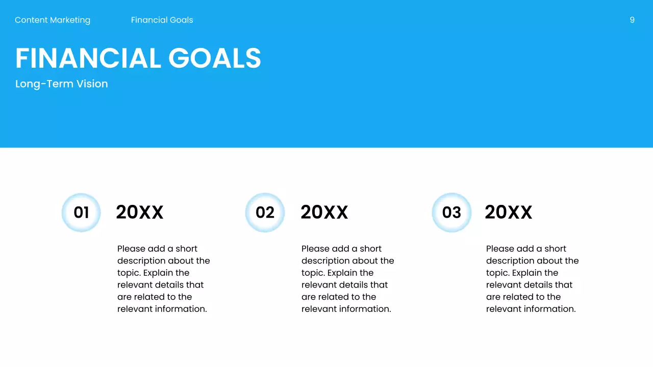 Blue Modern Marketing Presentation