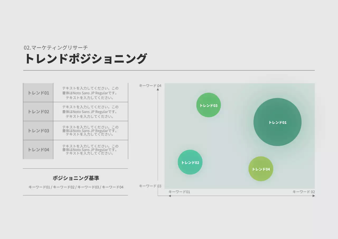 緑 モダン ビジネス 計画書 プレゼンテーション