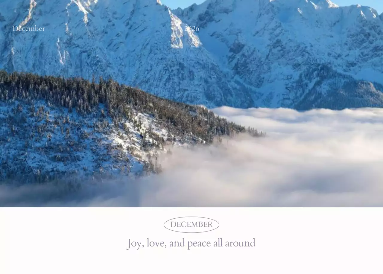 흰색 심플 캘린더 달력