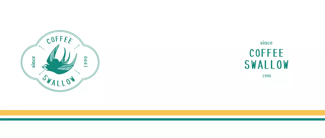 シアンヴィンテージジローゴカフェ用マグカップ