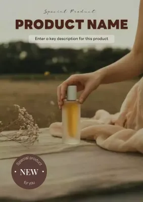 beige rustic product advertisement