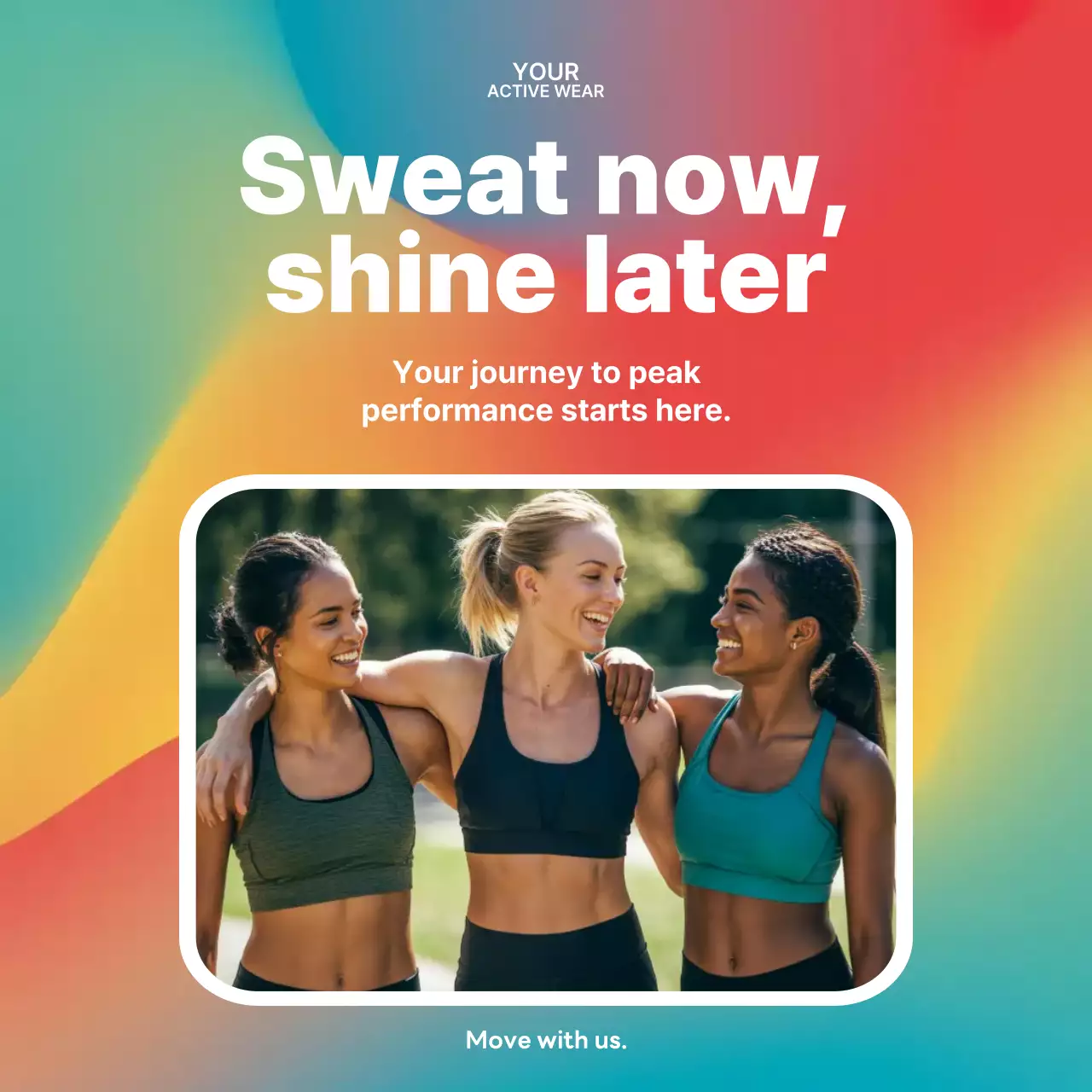 rainbow modern fitness promotion