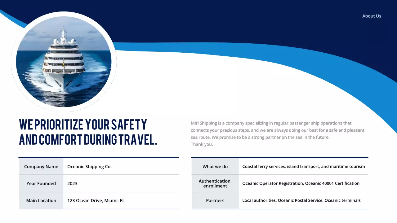 buku panduan feri modern biru