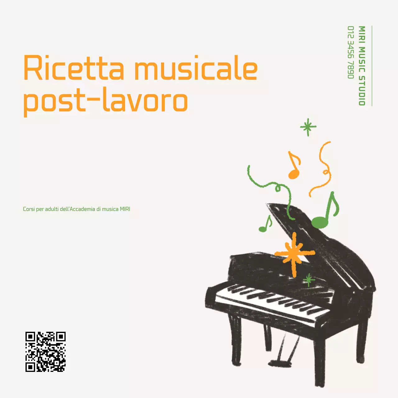 Pubblicità di Orange Simple Music Piano Education
