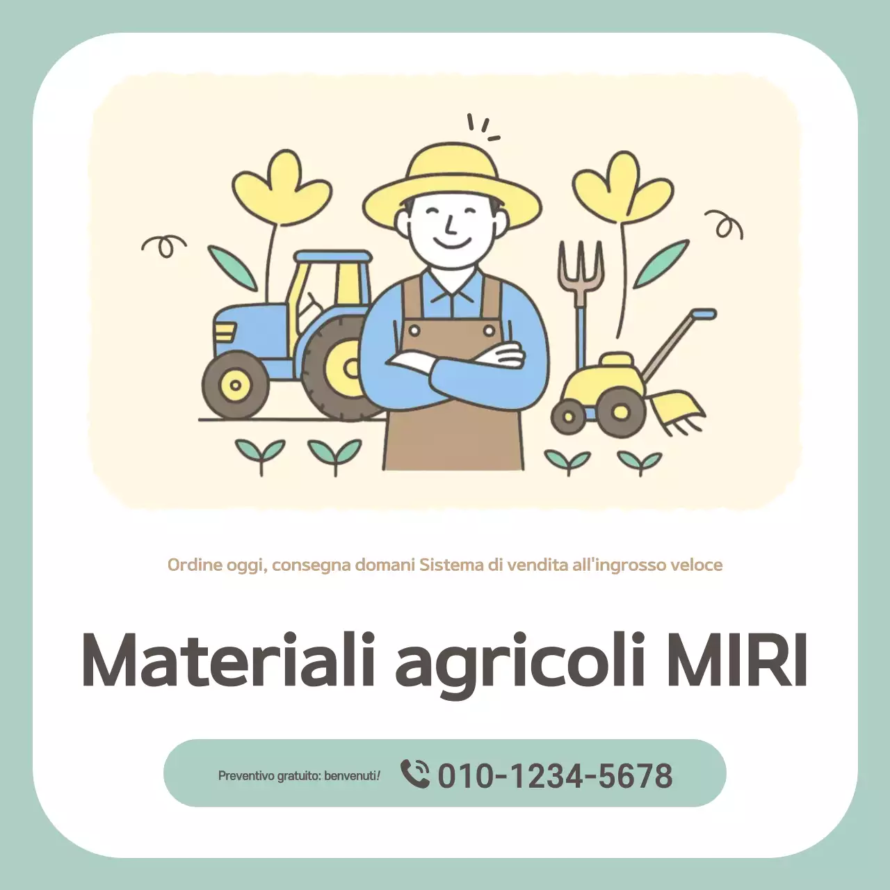 Pubblicità di Mint Simple Agriculture