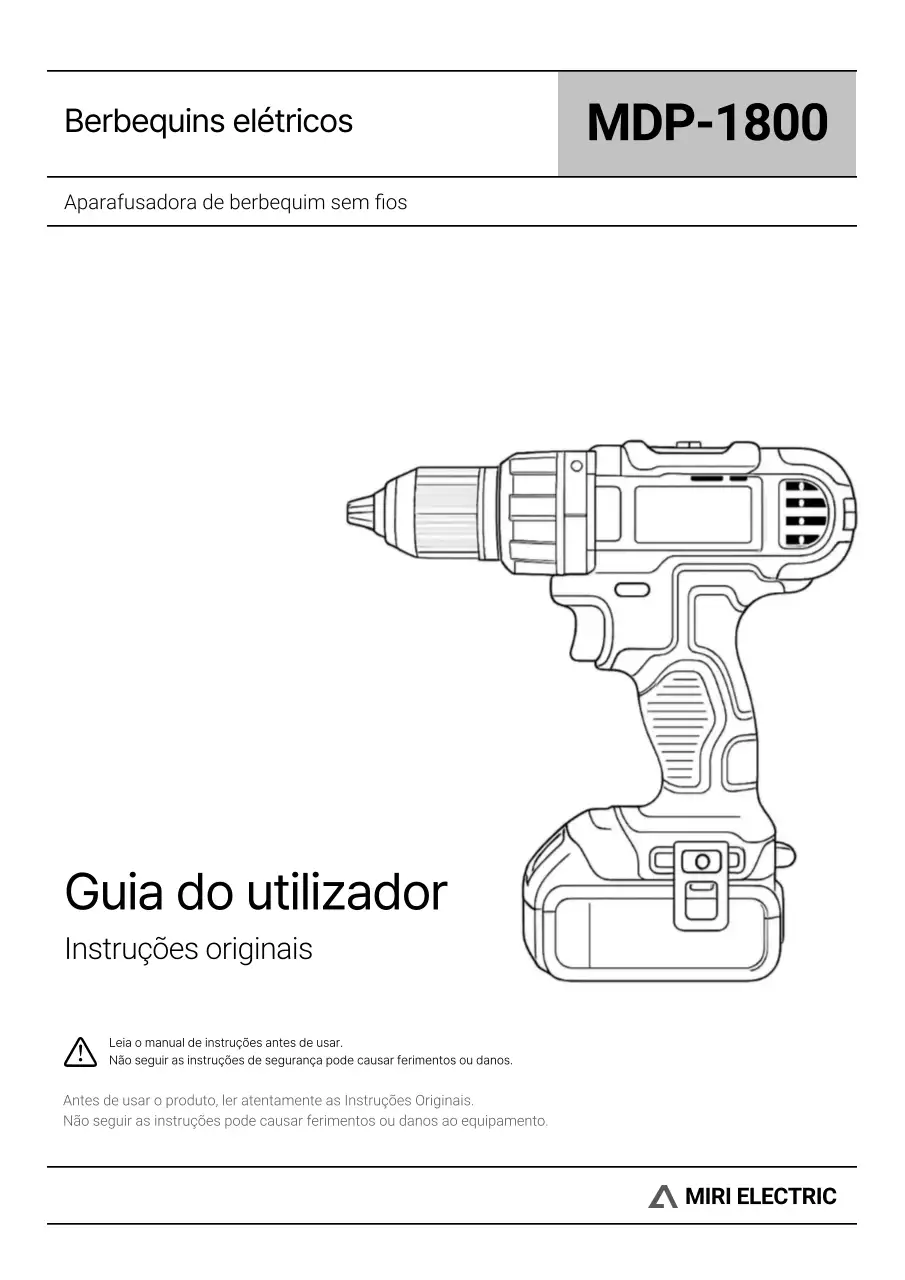 Manual básico de ferramentas elétricas pretas