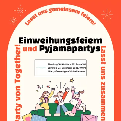 Orange Baby Party Event