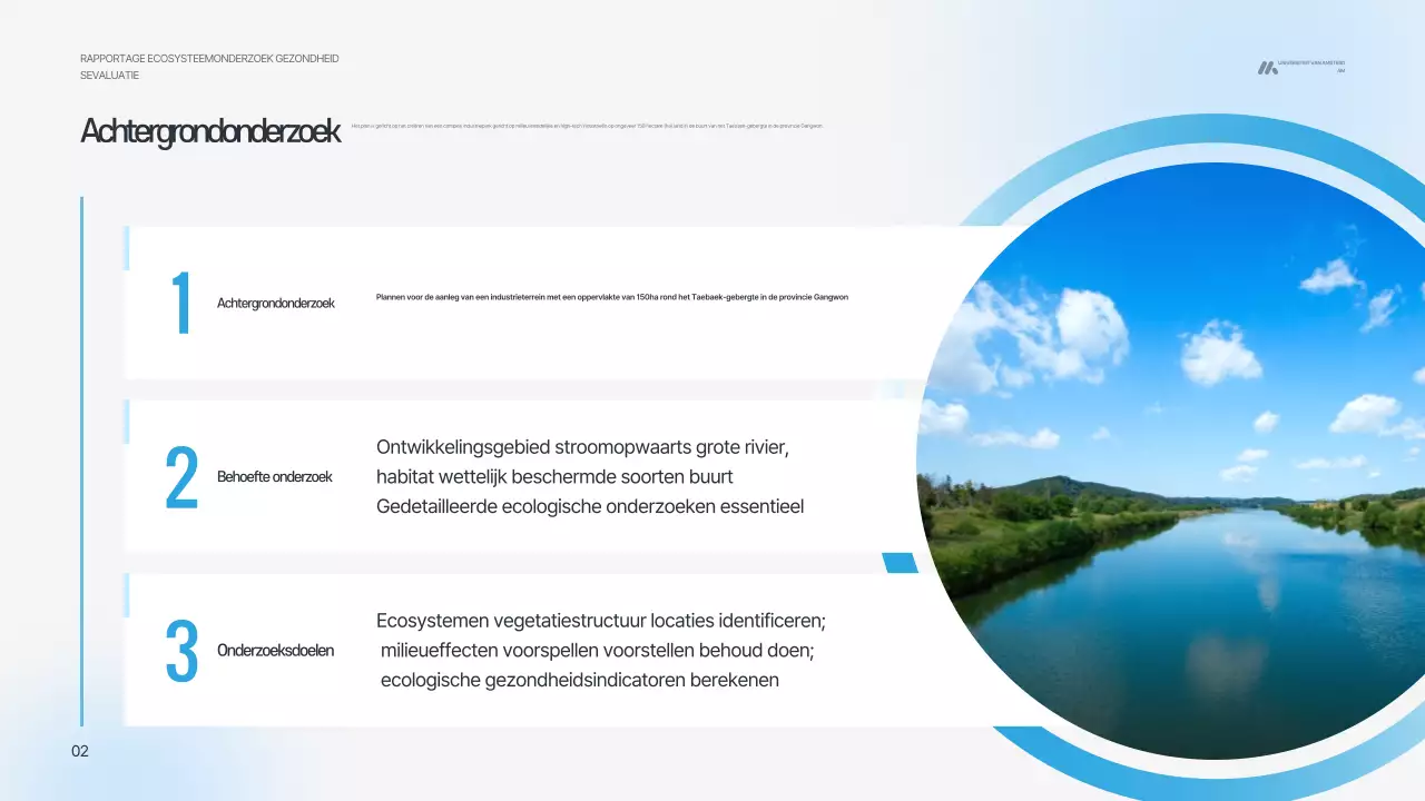 Sky Blue Modern Environment Report