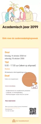 Oranje Eenvoudige Onderwijsgids