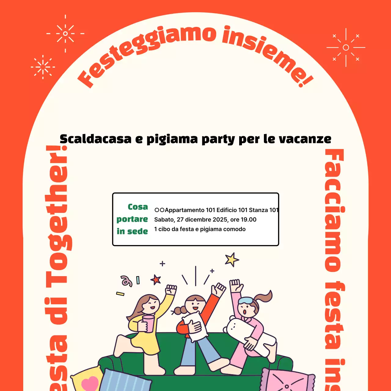 Evento Orange Baby Party