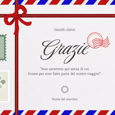 Quadrato minimalista vintage rosso e grigio per i social media di Capodanno