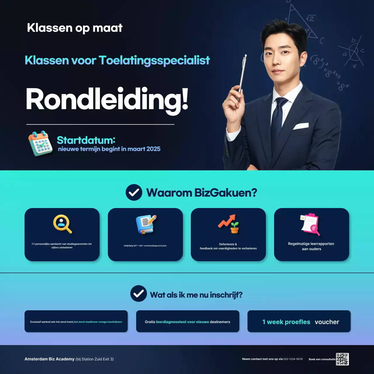 Blue Modern Trainee Recruitment